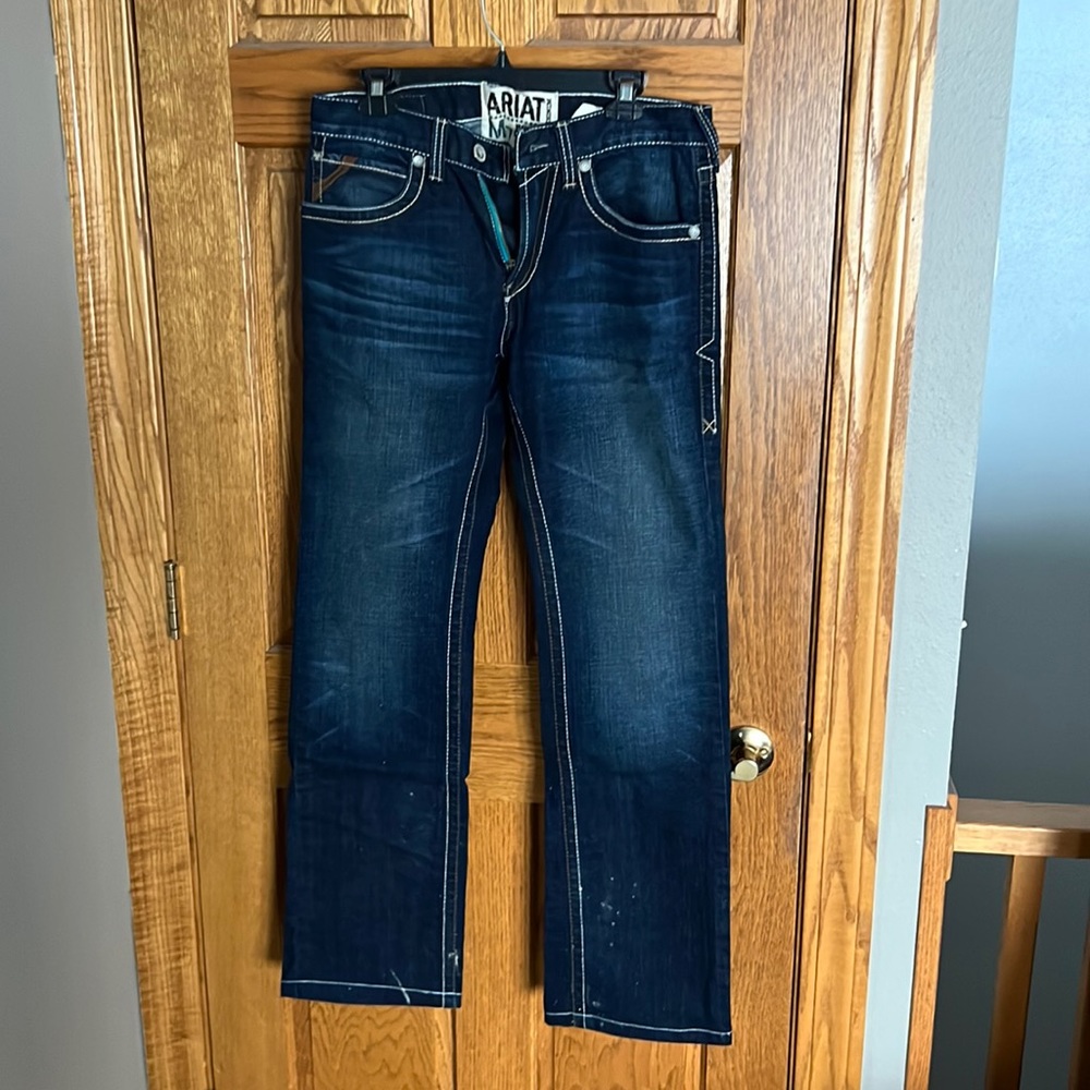 Mens Ariat M7 Rocker Straight Denim